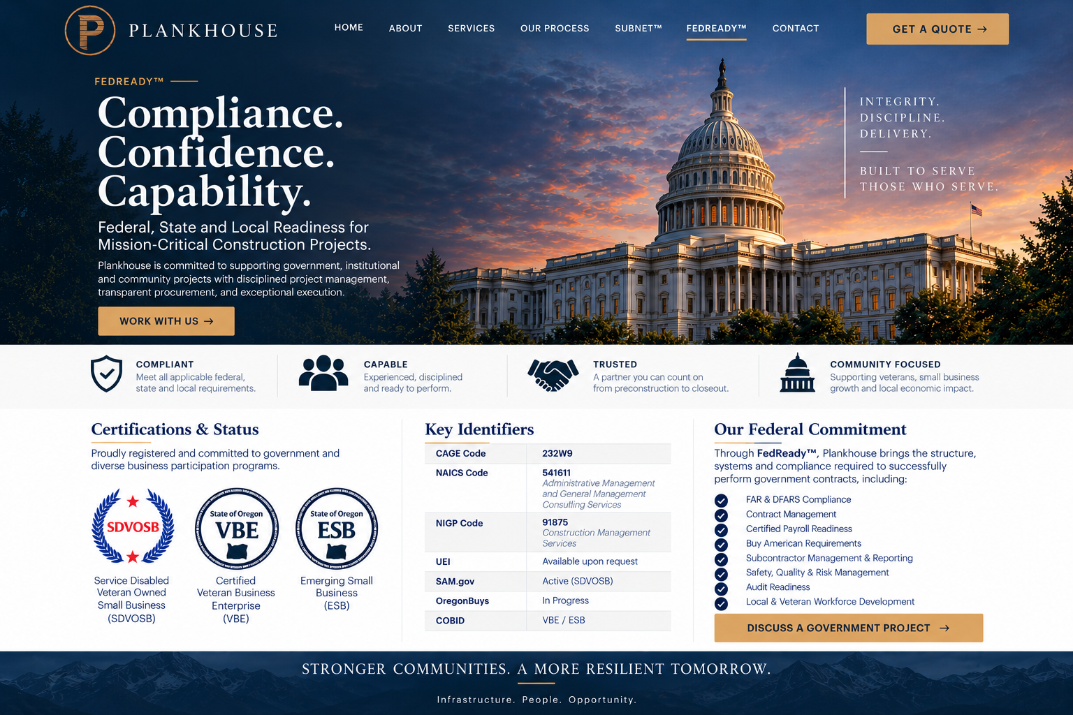 Plankhouse FedReady government contracting readiness